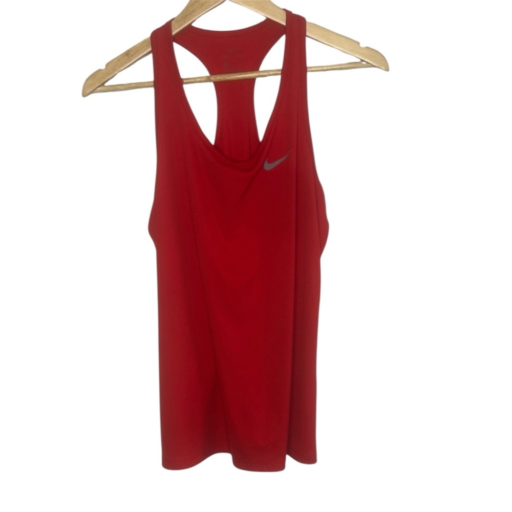 Nike Women's Red Racerback Tank Top Large